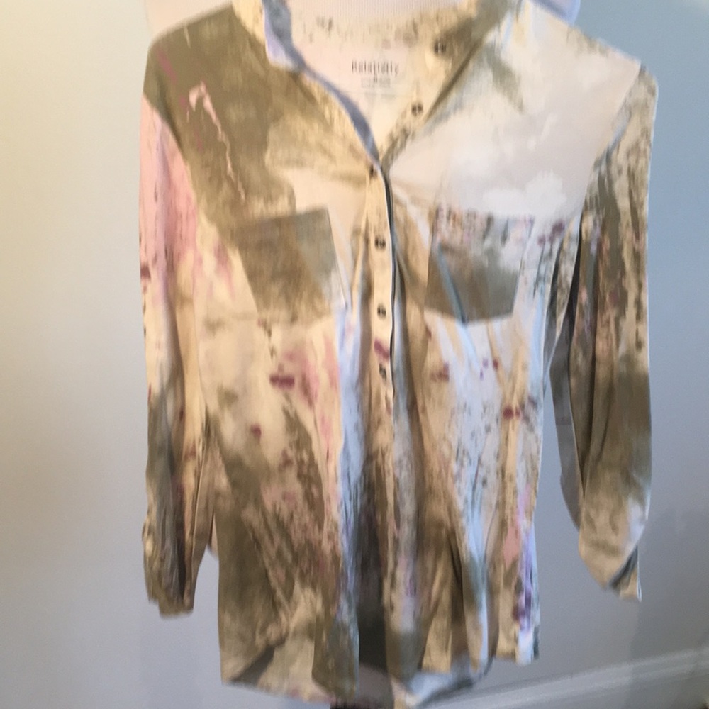 Relativity multicolored tunic